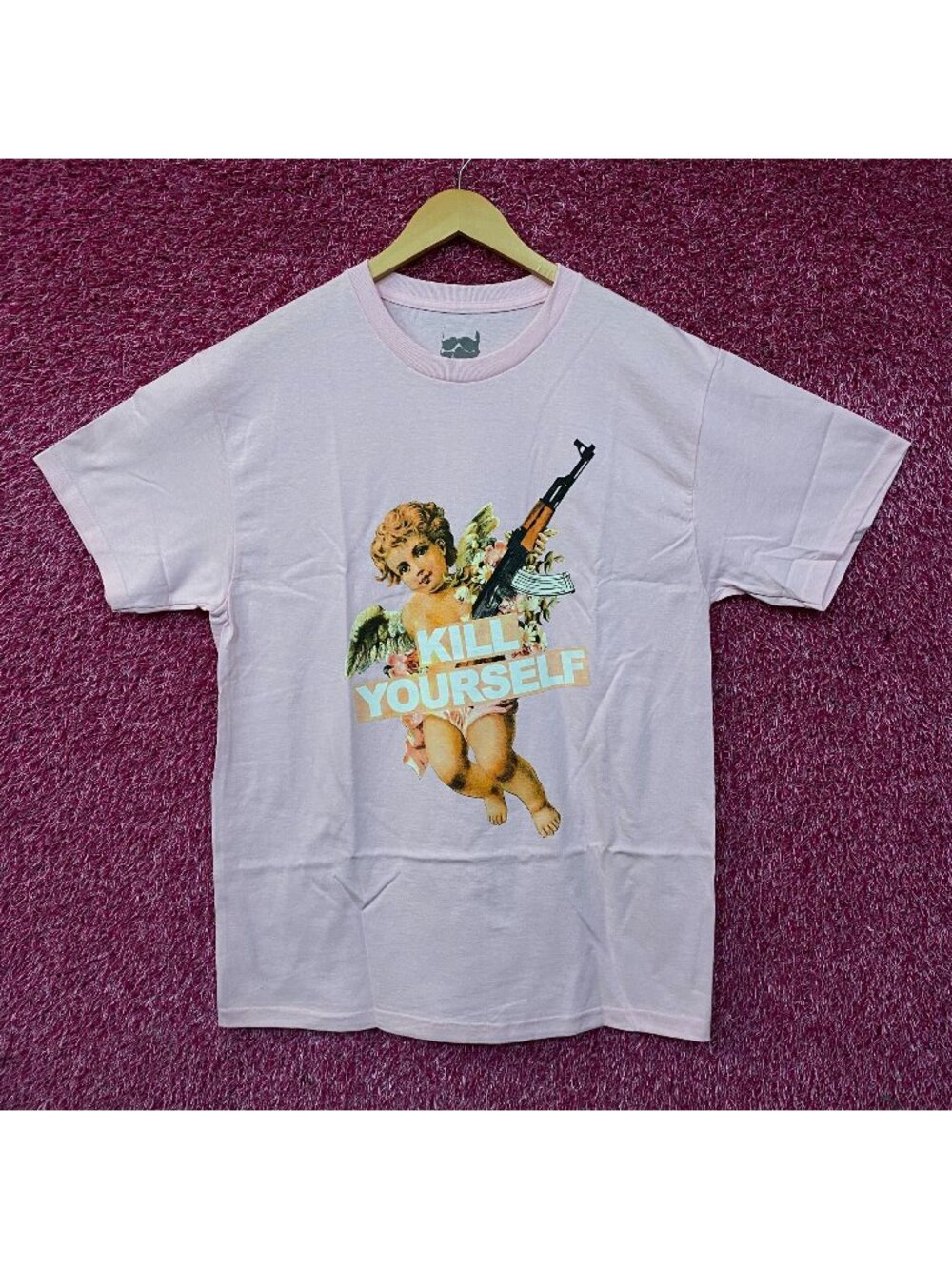 G59 Records x The Suicideboys Kill Yourself AK Cherub Hip-Hop T-Shirt Large